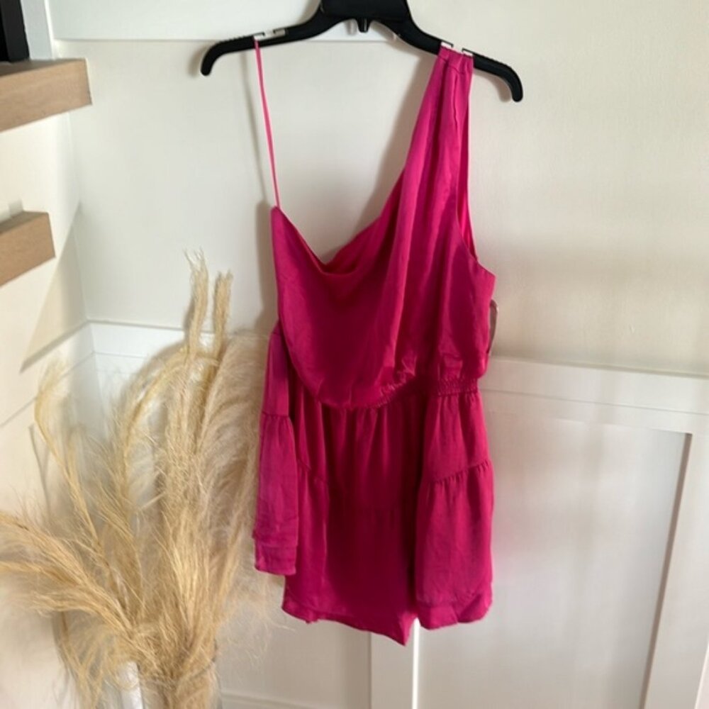 Steve Madden pink pine shoulder mini dress size XL